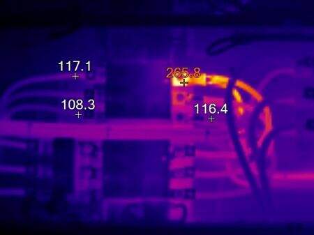 Infrared testing screen