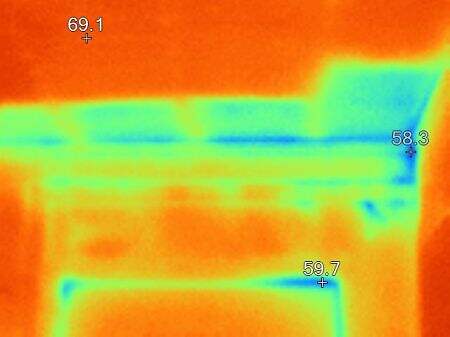 Infrared testing screen