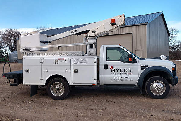 Myers Electric and Infrared truck